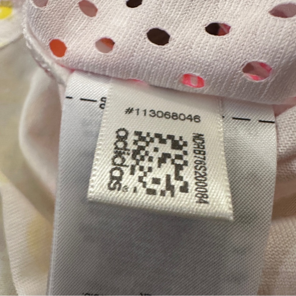 NWT Women's Adidas StellaSport Stella McCartney White Rainbow Mesh Tank Small - Picture 12 of 16